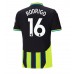 Manchester City Rodri Hernandez #16 Borte Drakt 2024-25 Kortermet